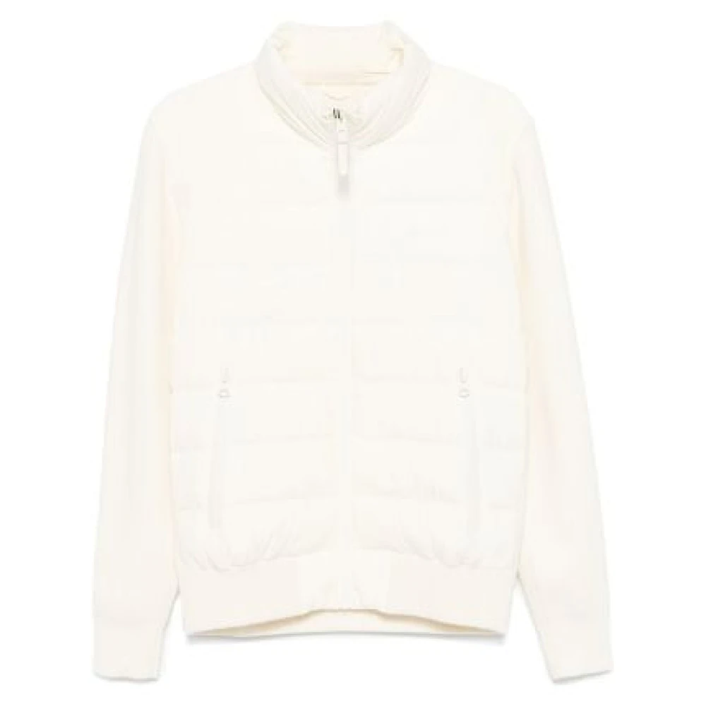 Mackage Gewatteerde Pufferjas met Ribdesign Beige Heren