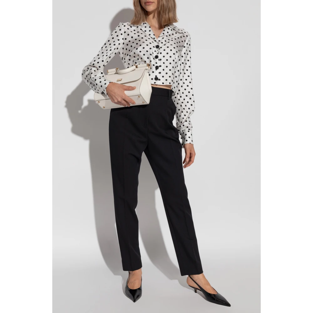 Dolce & Gabbana Zijden overhemd White Dames