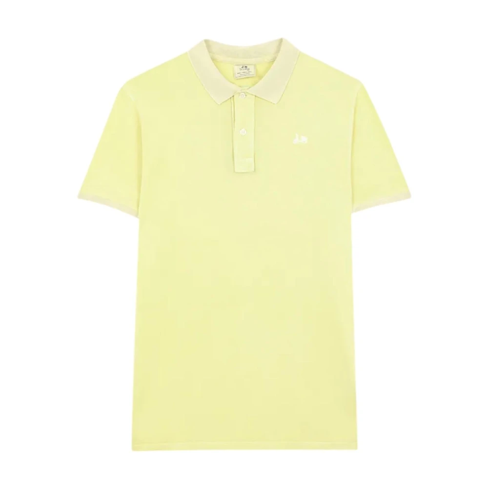 Scotta Yellow Polo Shirts, Male, L, A15711 Polo
