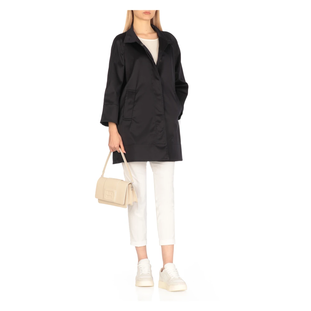 Fay Blauwe Waterdichte Jas met Kraag Blue Dames