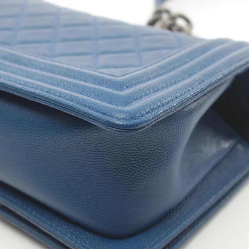 Chanel Vintage Pre-owned Fabric chanel-bags Blue Dames