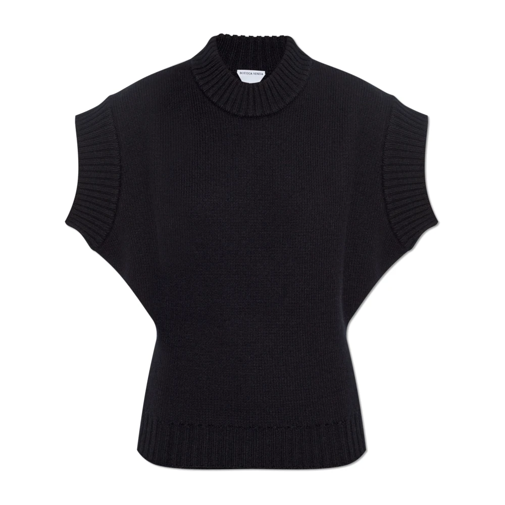 Bottega Veneta Wollen vest Black Dames