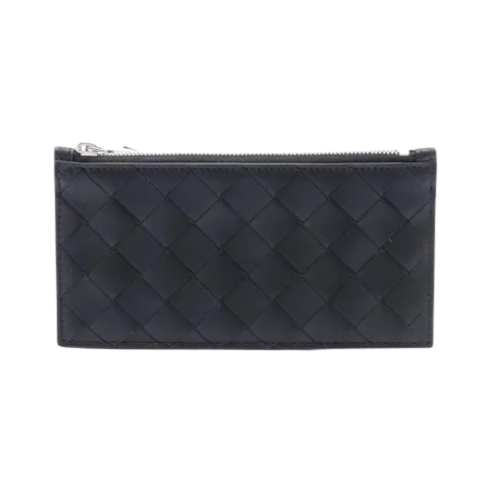 Bottega Veneta Vintage Pre-owned Leather wallets Black Dames