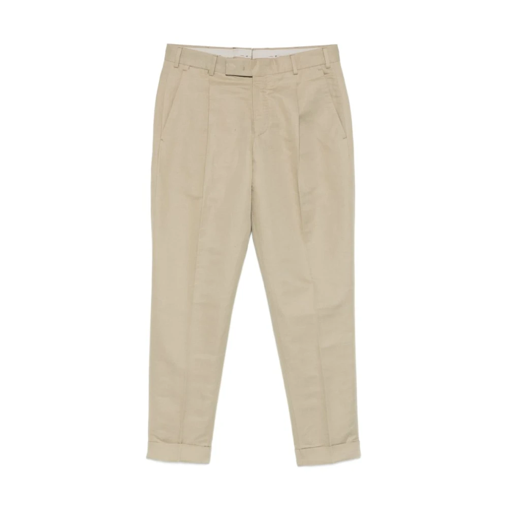 Pt Torino Men's Beige Suit Trousers, S, Trousers Rope