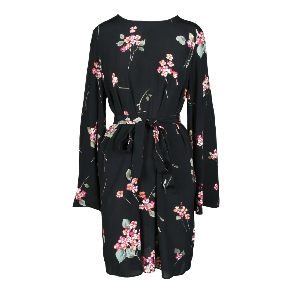Twinset Damesjurk van Viscosestof Black Dames