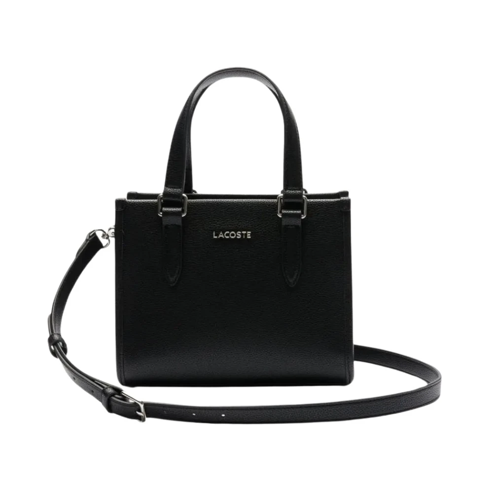Lacoste Women's Black Handbags, One Size, Elegant Shoulder Bag