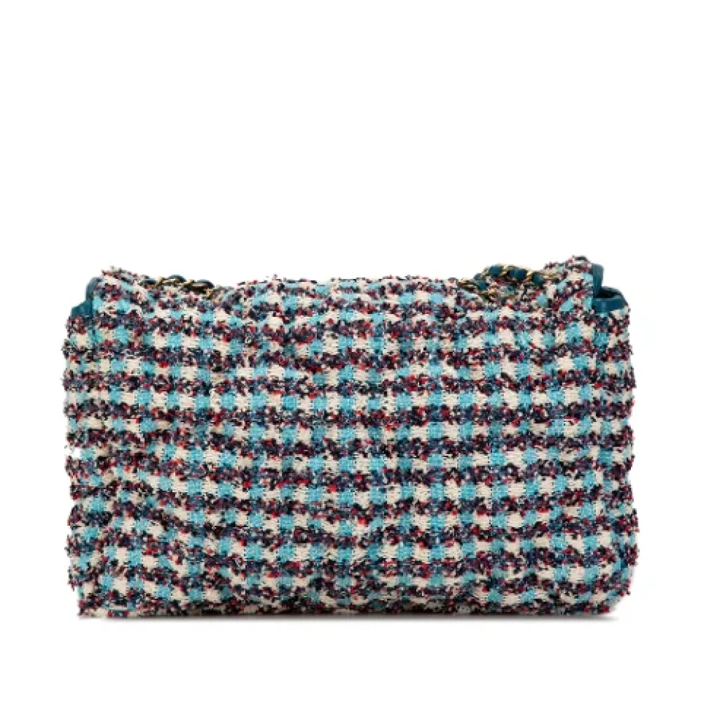 Chanel Vintage Pre-owned Fabric crossbody-bags Blue Dames