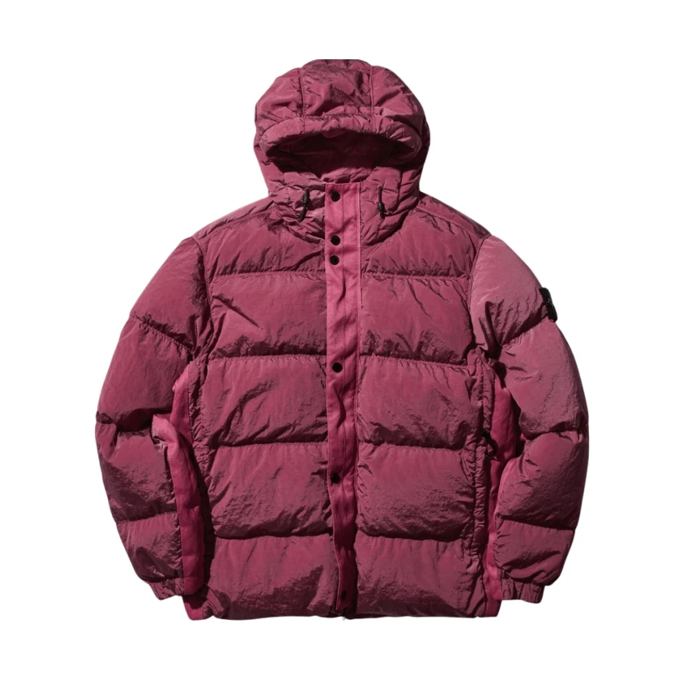 Stone Island Rosa Nylon Metal Dunjacka Pink, Herr