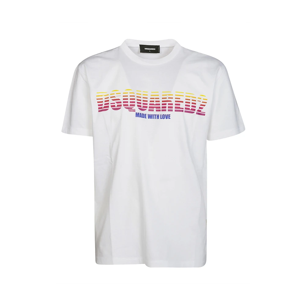 Dsquared2 Men's White Made With Love T-Shirt