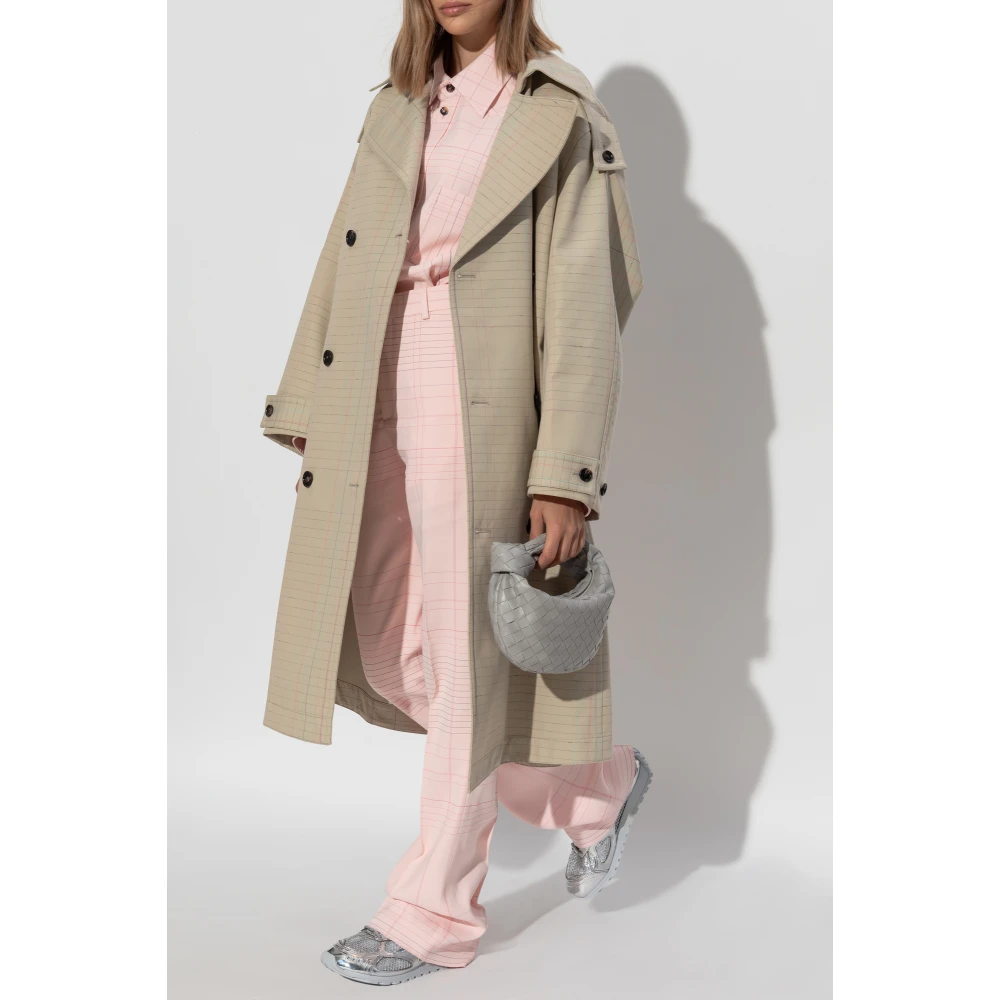 Bottega Veneta Overhemd met ruitpatroon Pink Dames