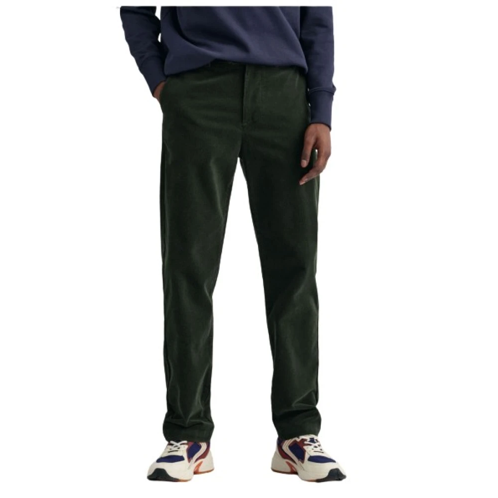 Gant - Trousers > Chinos - Green - Gant - Modalova