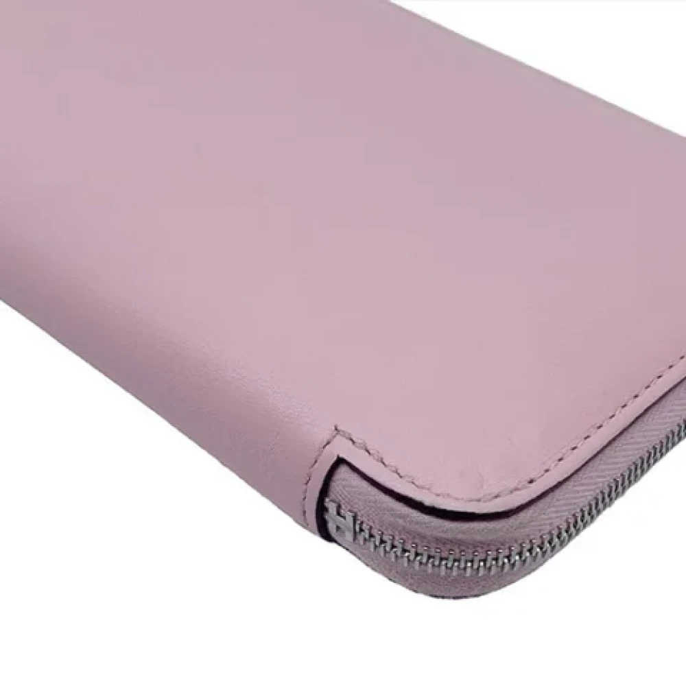 Hermès Vintage Pre-owned Canvas wallets Pink Dames