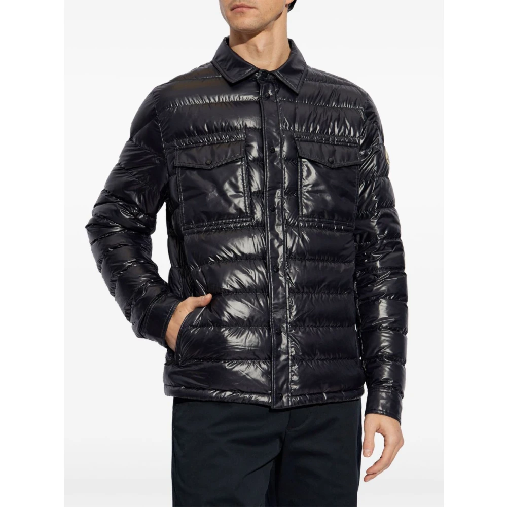 Moncler Blauwe Winterjassen Blue Heren