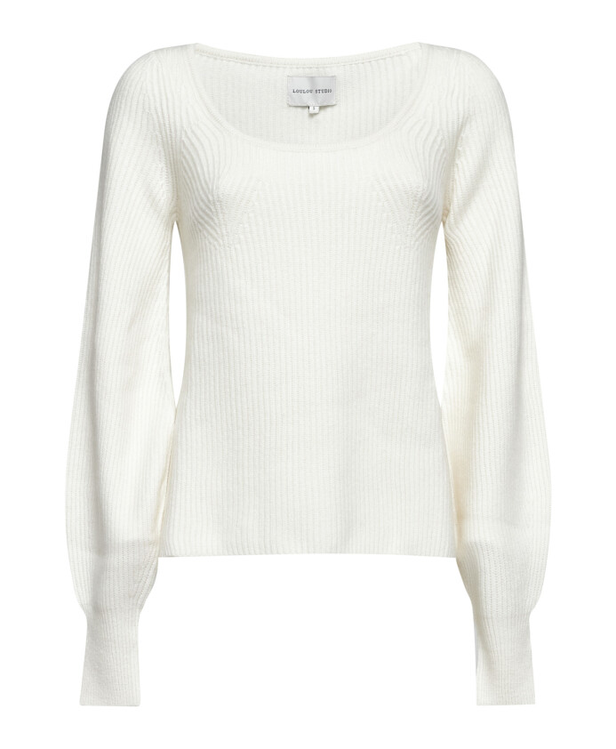 collection-de-pulls-blancs-en-cachemire