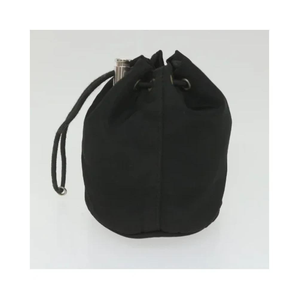 Prada Vintage Pre-owned Nylon prada-bags Black Dames