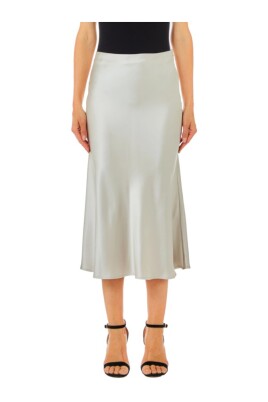 flared-skirt-grey-glossy-finish-midi