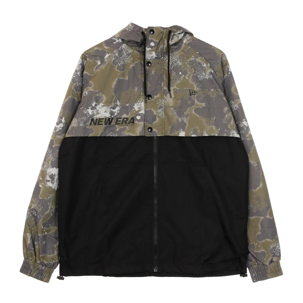 New Era Men's Multicolor Light Jackets, Xl, Outdoor Windbreaker Jacket With Laser Print