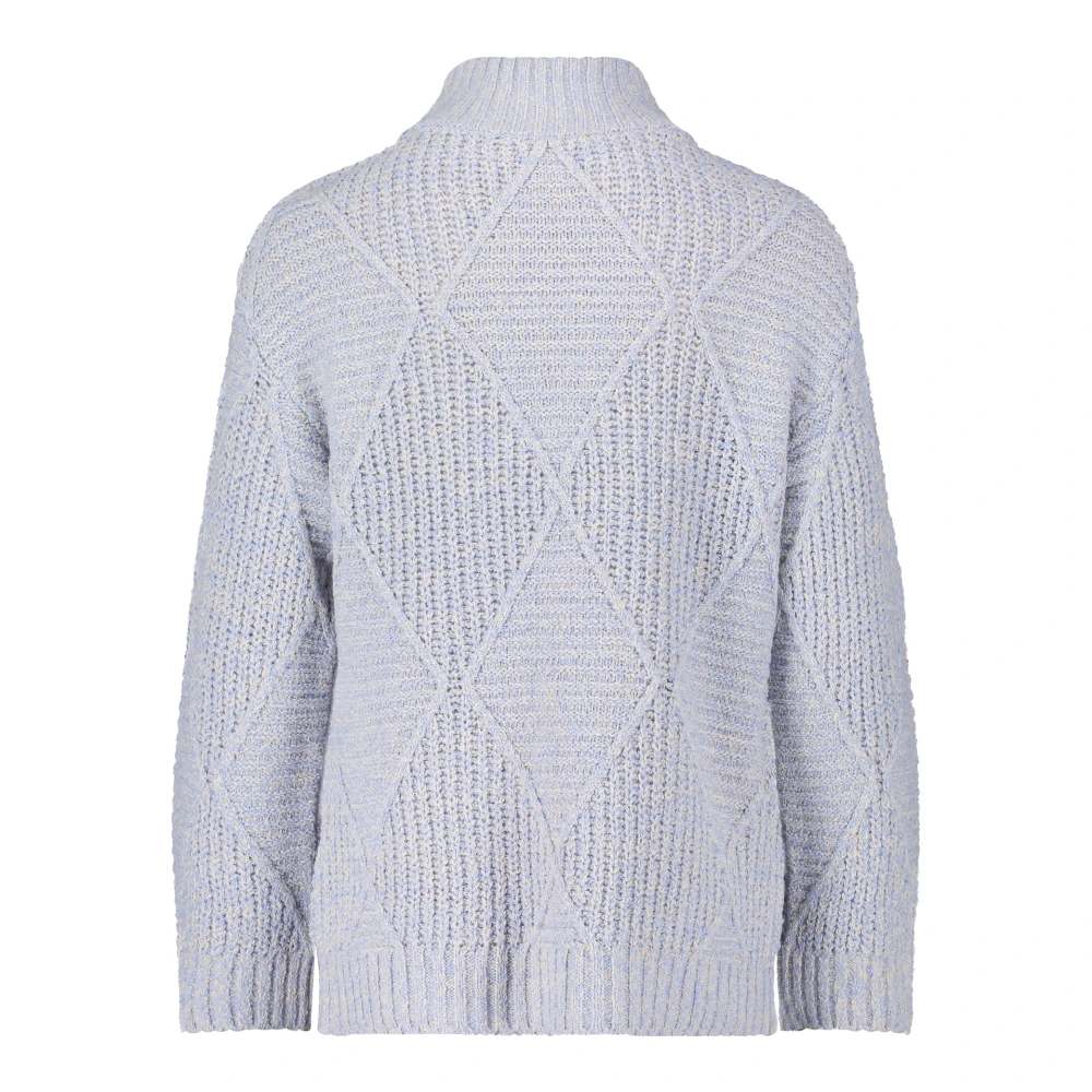 Betty Barclay Grofgebreide trui met structuur Blue Dames
