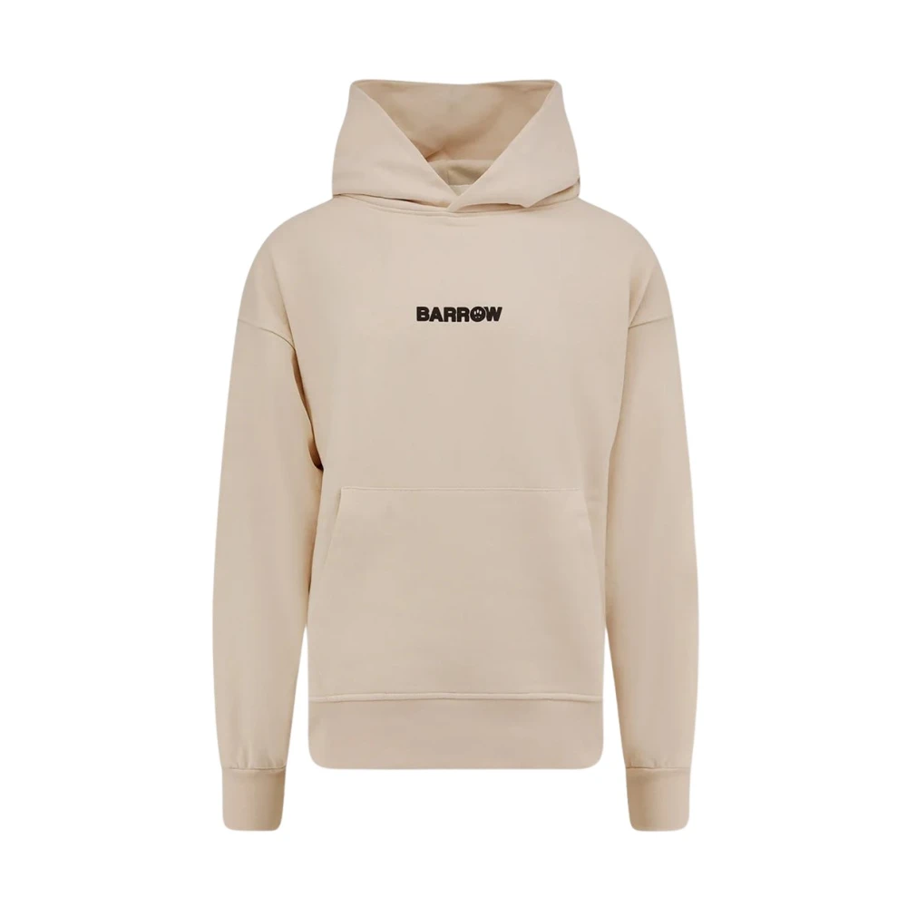 Barrow Beige Hoodies, Male, Xs, Hoodie
