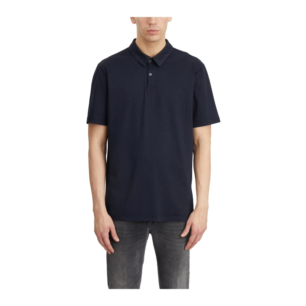 James Perse Katoenen Polo Shirt Blue Heren