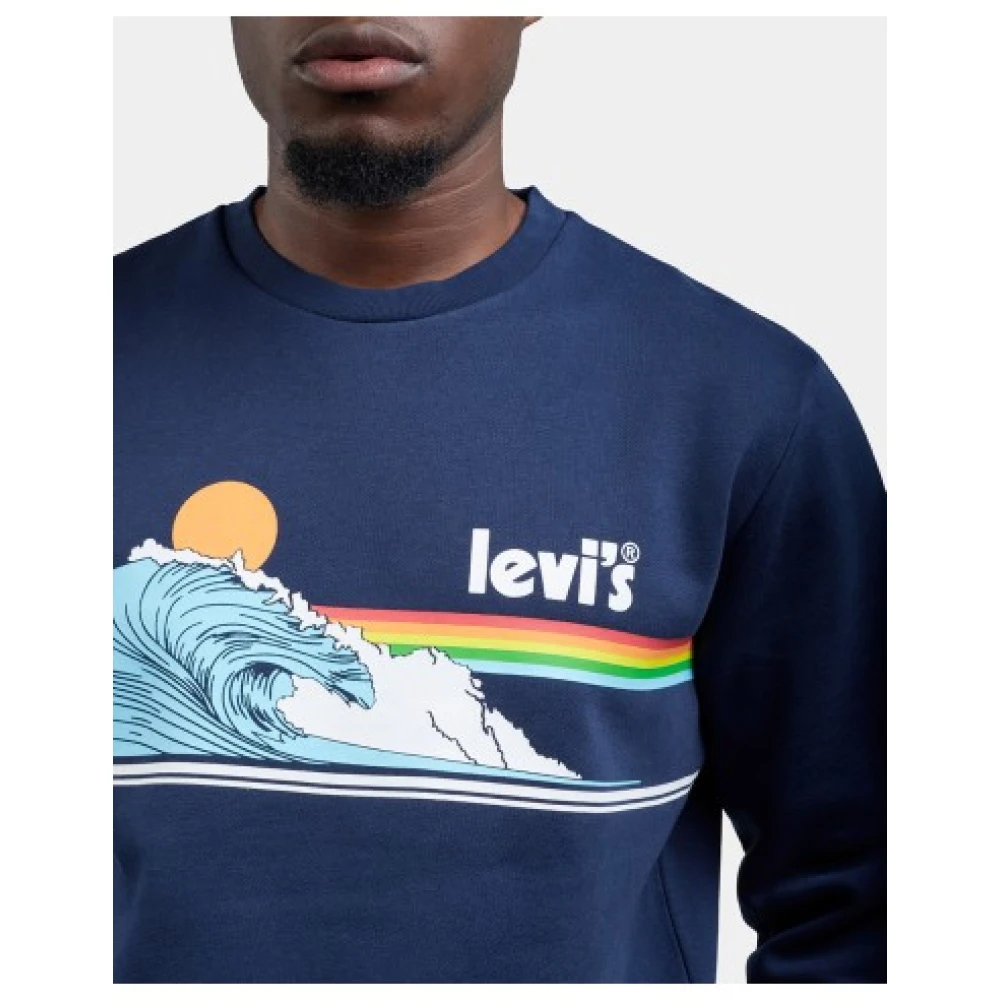Levi's Heren Sweatshirt Blue Heren