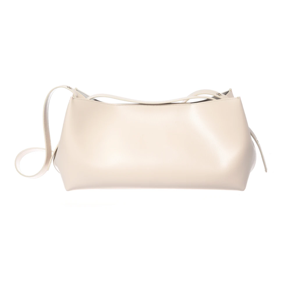 Baldinini Women's Beige Leather Handbag - Shoulder Bags - One Size - Bags