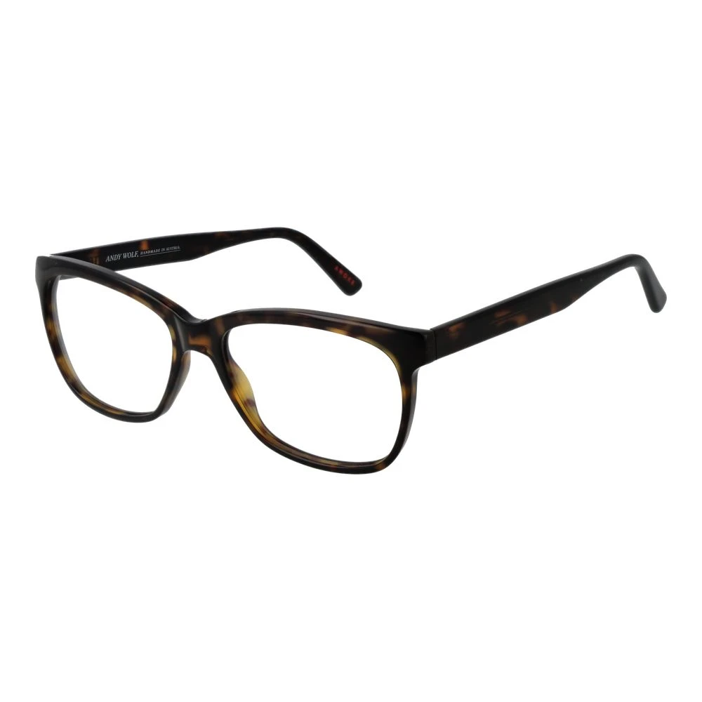 Andy Wolf Unisex Brown Glasses, One Size, Rectangle Optical Frames