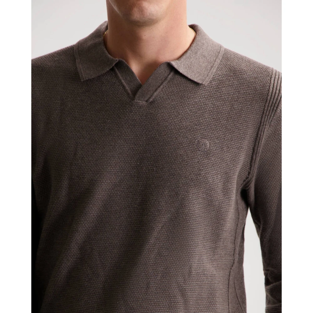 Dstrezzed Mercury Polo Pullover Brown Heren