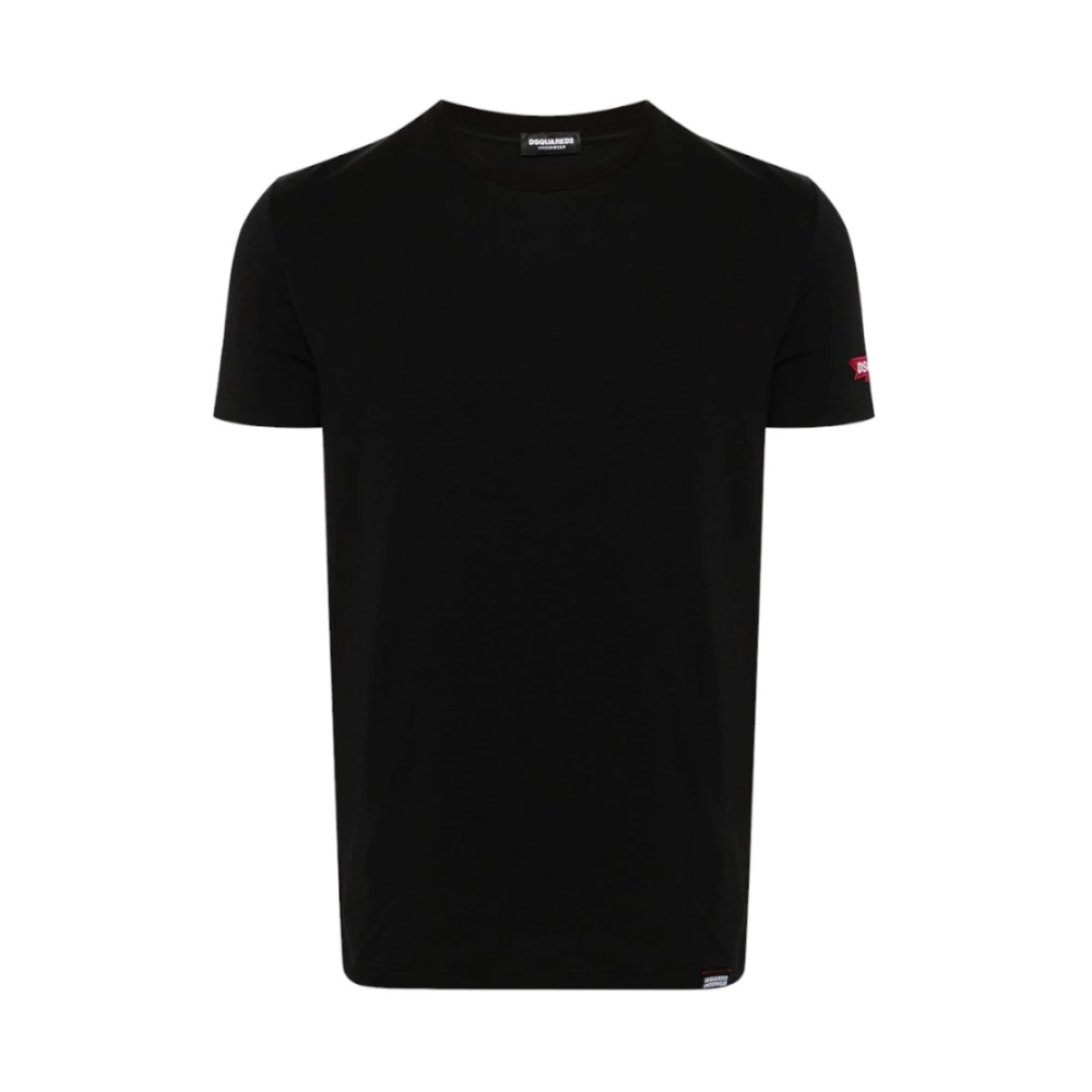 Dsquared2 Casual Katoenen T-Shirt Black Heren