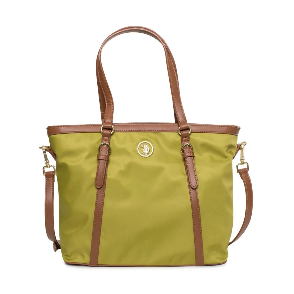 U.S. Polo Assn. Syntetisk Toteväska Casual Stil Green, Dam