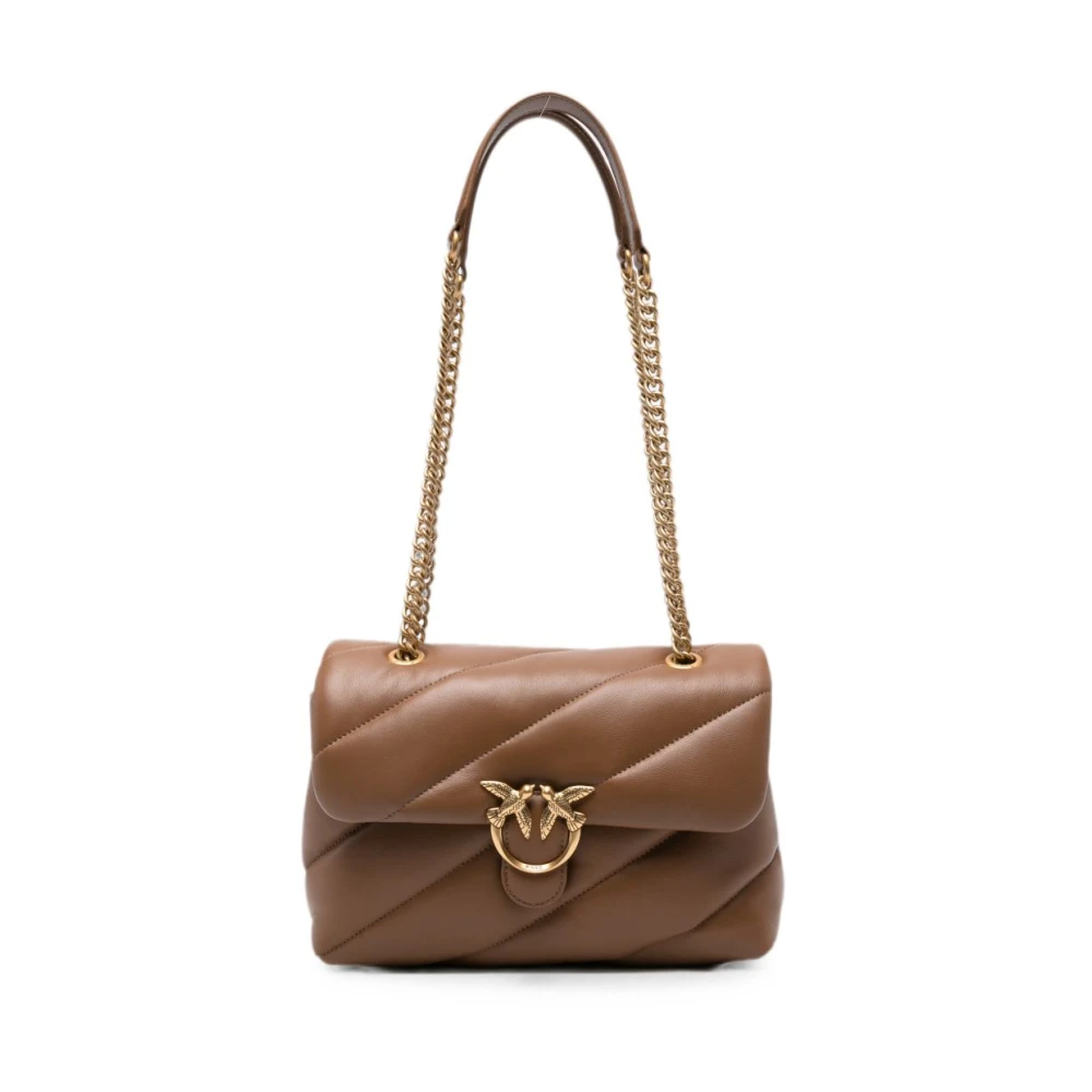 Pinko Brown Love Puff Classic - Female - Shoulder Bags - One Size - Bags