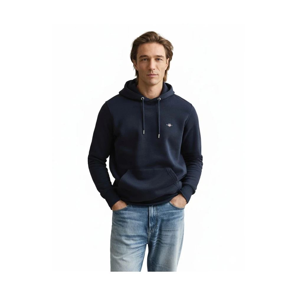 Gant Herren Evening Blau Shield Rundhals-Sweatshirt (Xl) - Bild 11