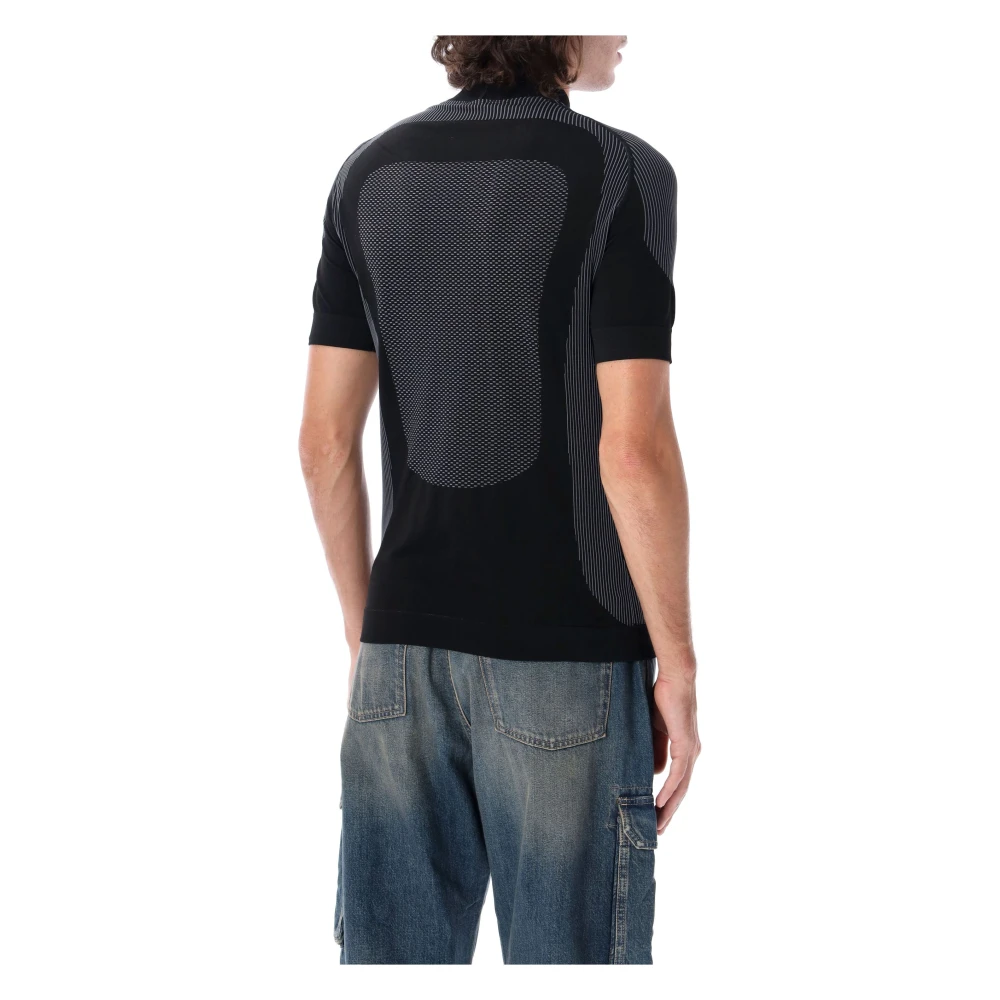 Misbhv Sportief Jacquard Logo T-Shirt Zwart Black Heren