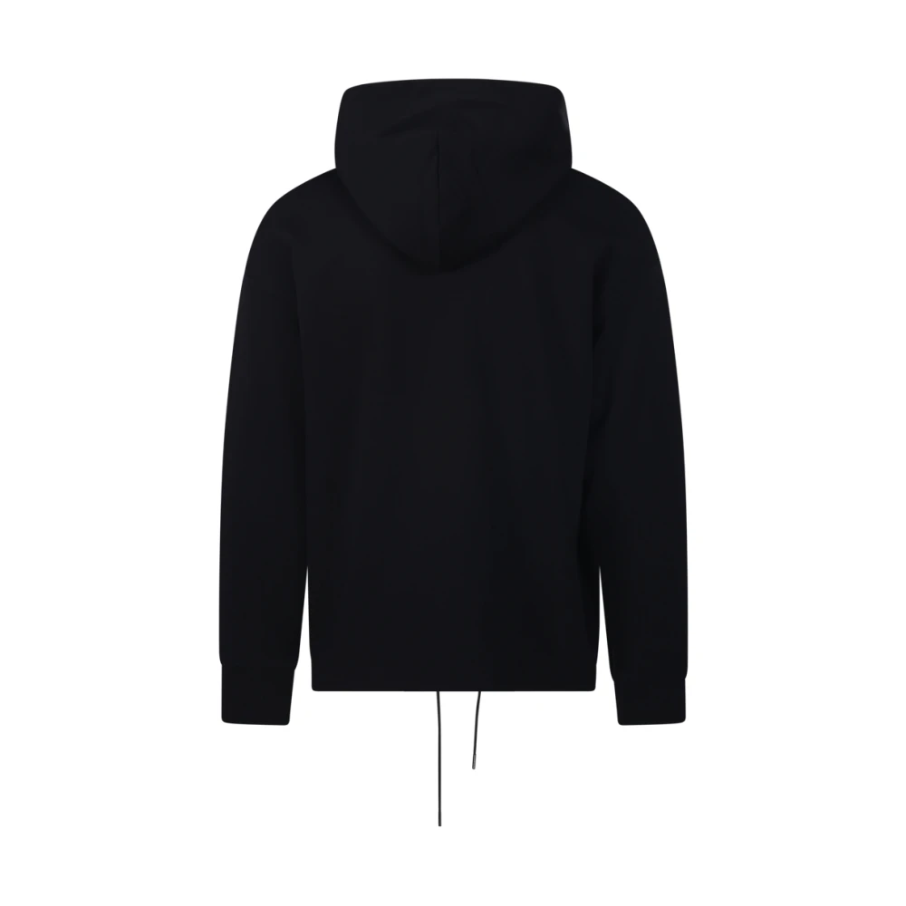 Emporio Armani Zwarte hoodie sweatshirt Black Heren