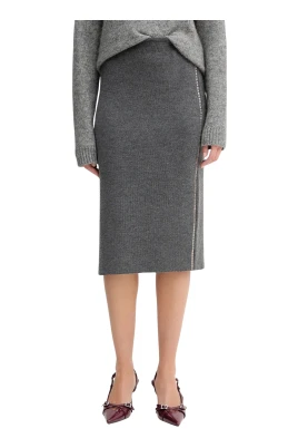 Embellished Midi Skirt