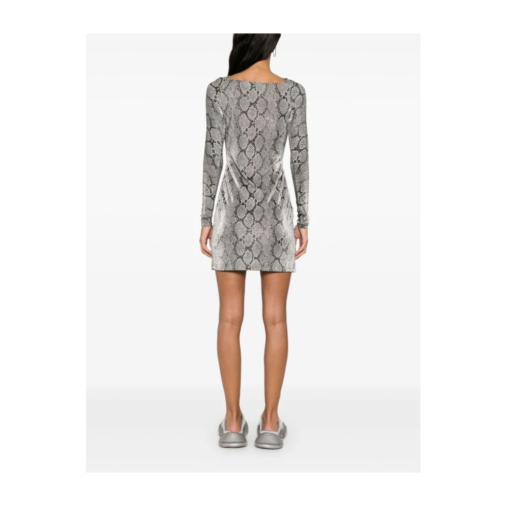 Coperni Slangenprint Cut-Out Jurk Multicolor Dames