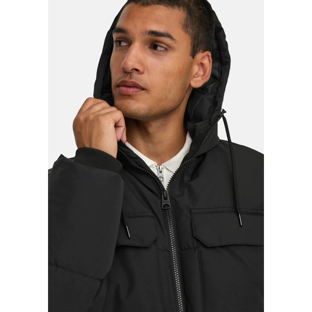 Only & Sons Casual Denim Jack voor Mannen Black Heren