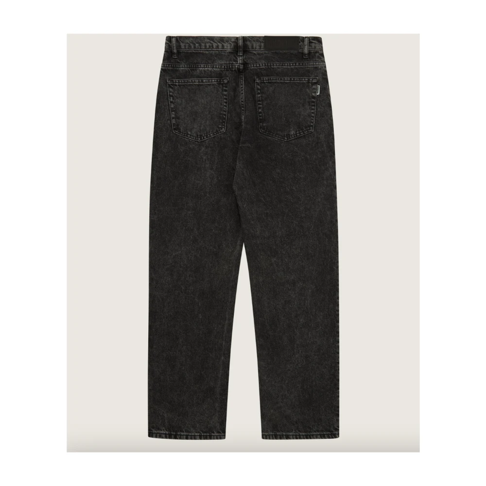 Woodbird Zwarte jeans met Thun-stijl Gray Heren