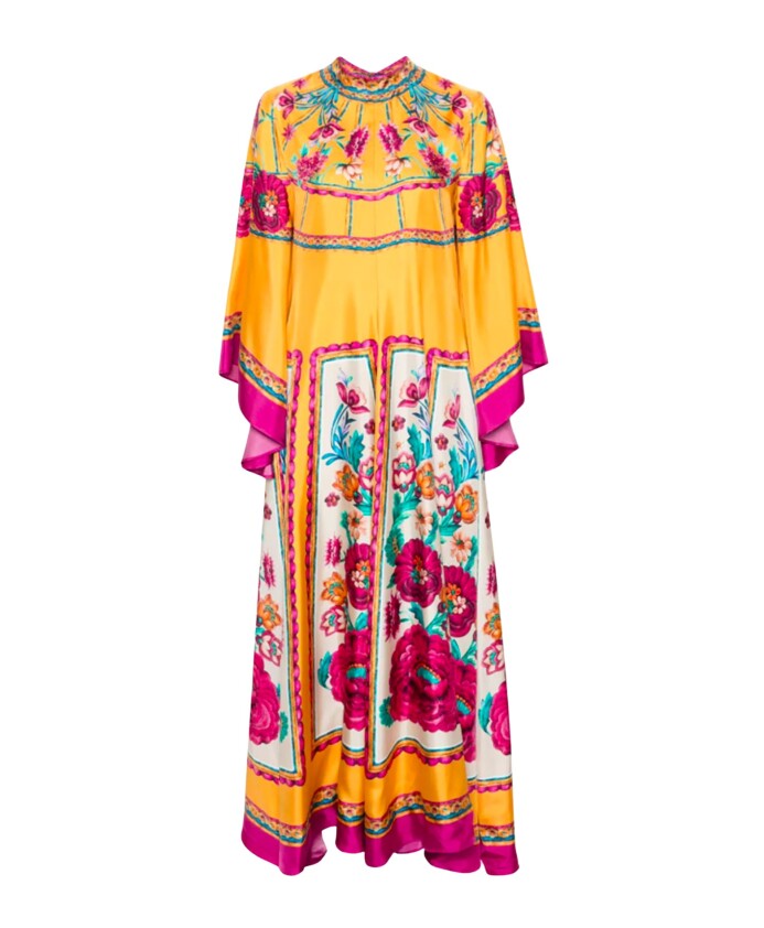 robe-maxi-en-soie-a-imprime-geometrique