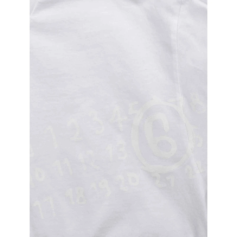 MM6 Maison Margiela Witte T-shirts en Polos White Dames