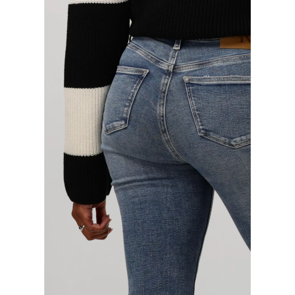 Calvin Klein High Rise Skinny Jeans Blue Dames