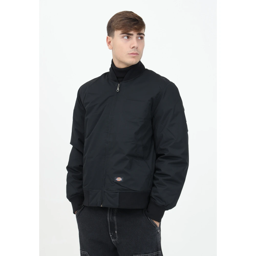 Dickies Zwarte Bomberjack voor Mannen Black Heren