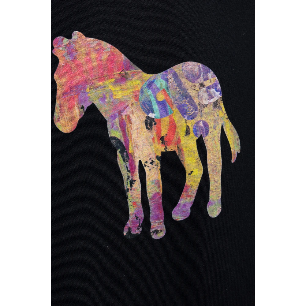 PS By Paul Smith Sweatshirt met logo Black Heren