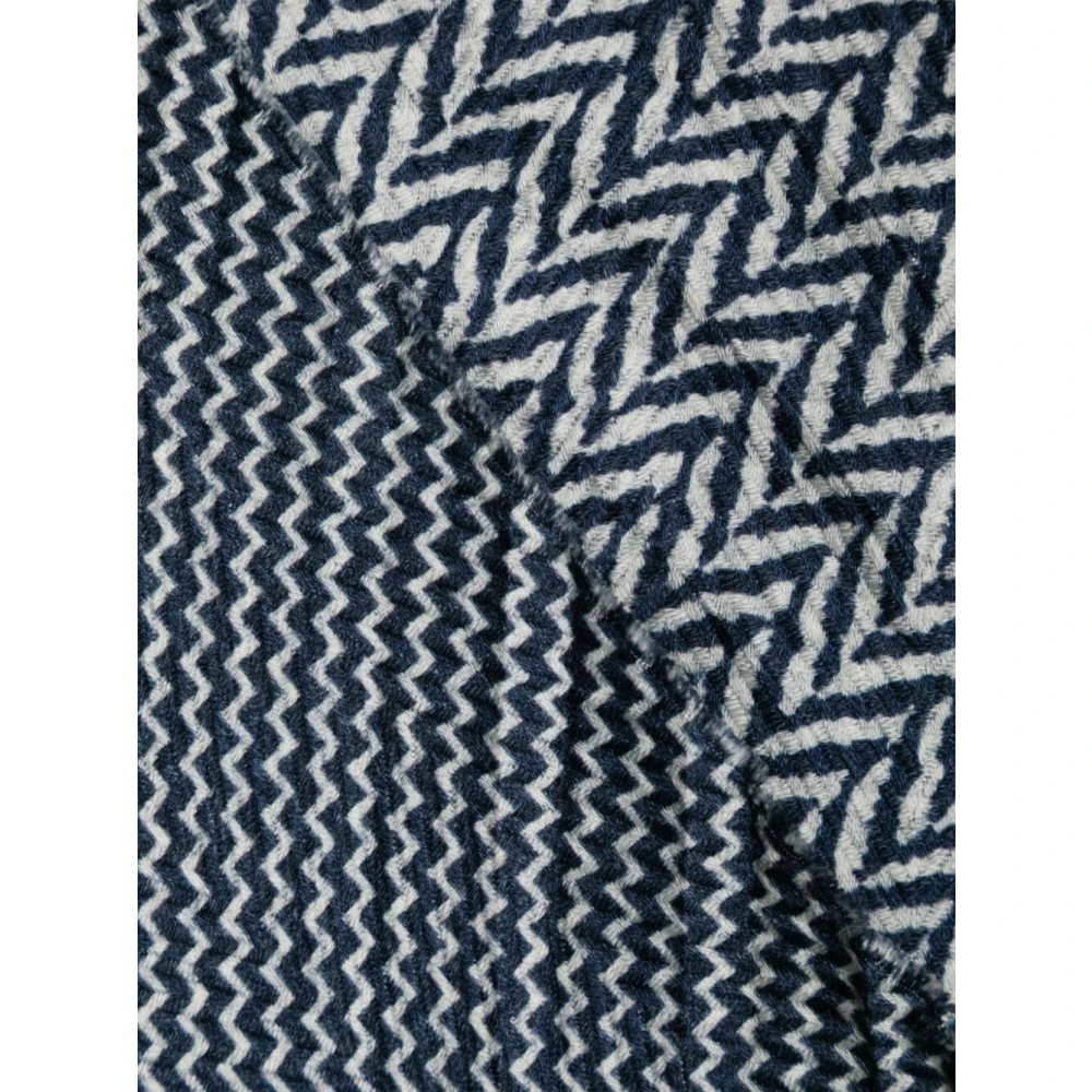 Giorgio Armani Nachtblauwe Sjaal Blue Heren