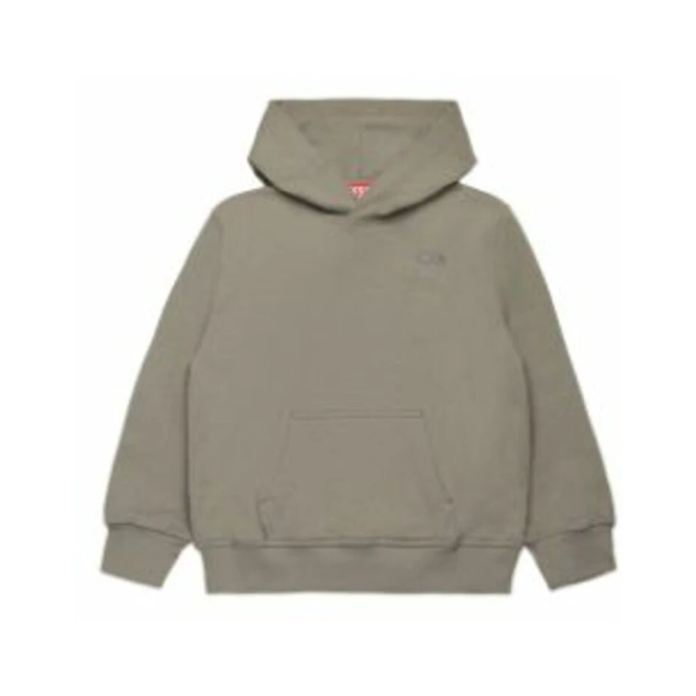 Diesel Barn Hoodie Mörkgrå Smacshoodmegovald Gray, Pojke