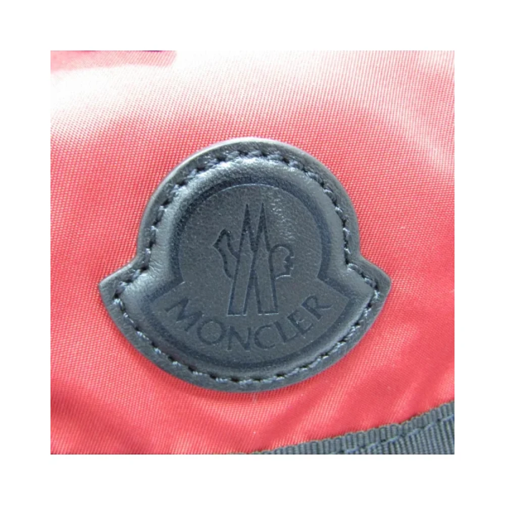 Moncler Pre-owned Cotton backpacks Red Dames