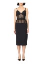robe-midi-en-maille-noire