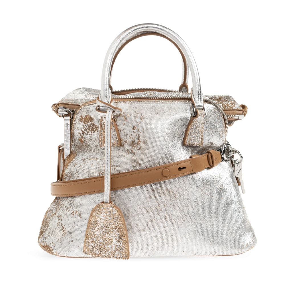 Maison Margiela Unisex Gray 5Ac Soft Mini Handbag - Handbags - One Size - Bags