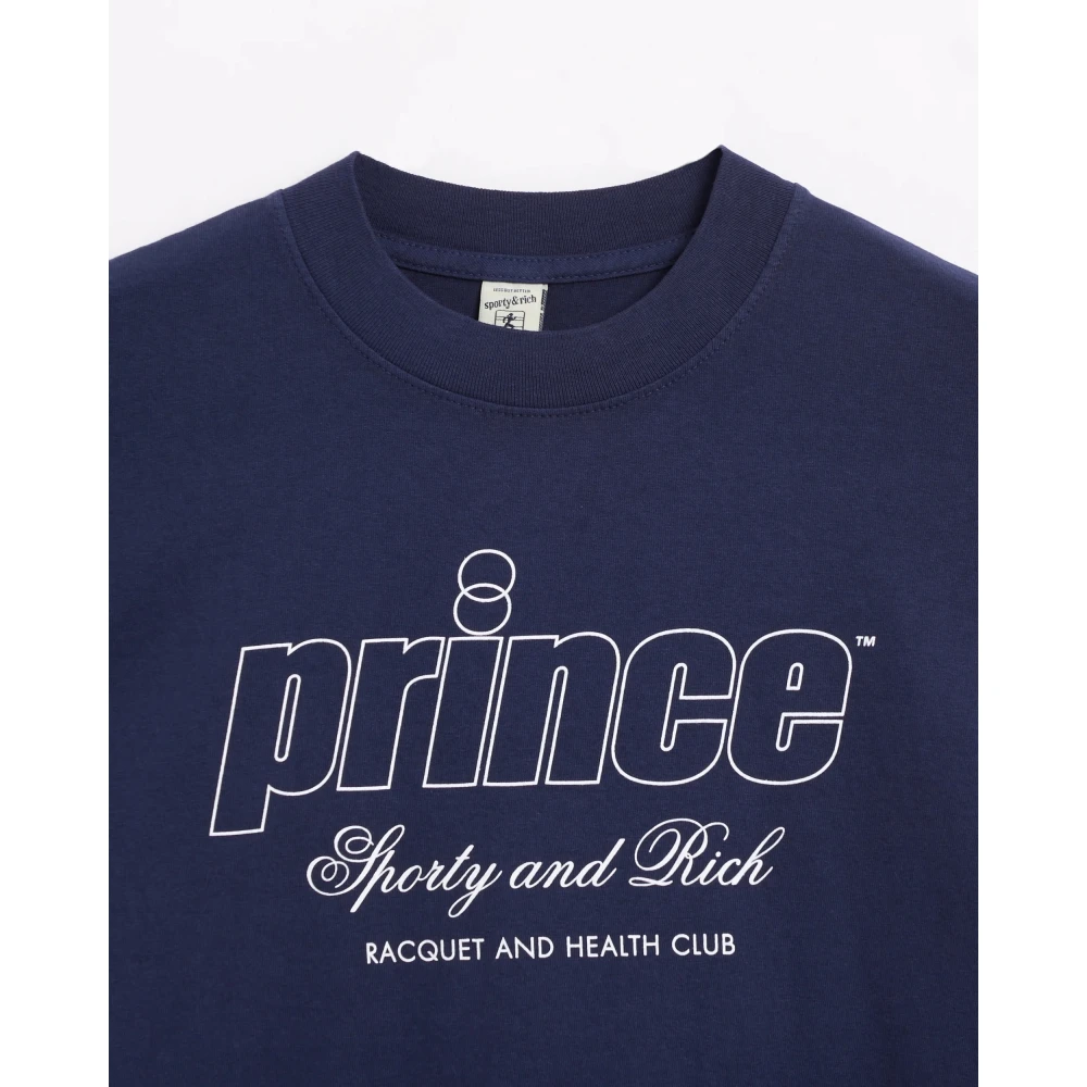 Sporty & Rich T-Shirts Blue Heren