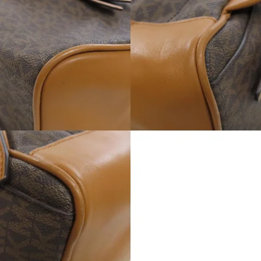 Michael Kors Pre-owned Plastic backpacks Brown Dames